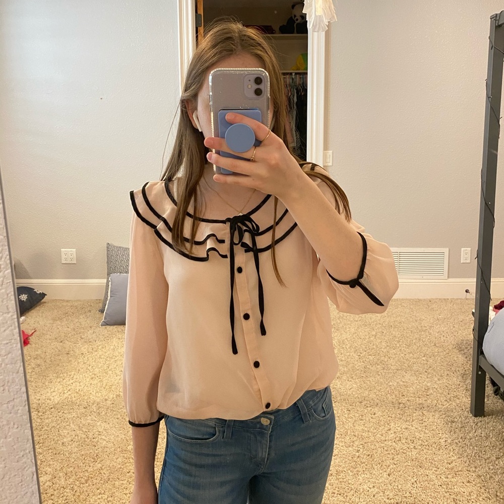 Forever 21 Sheer Blouse
